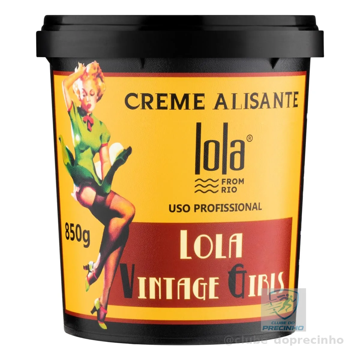 Hair Vintage Girl Creme Alisante 850g , Lola Cosmetics