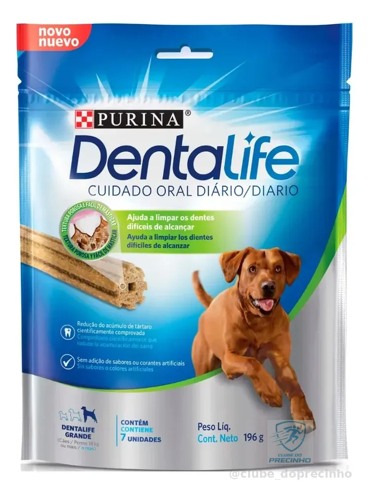 Dentalife Cães Mastigável Dental Médio C/7 Un Purina