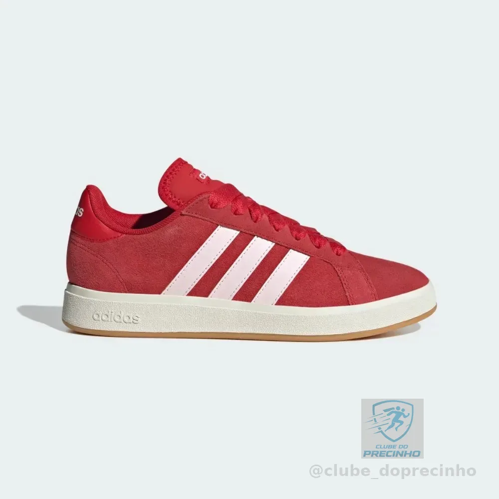 Tênis Feminino Grand Court Base 00s adidas Betsca/clpink/owhite Liso 34 Br
