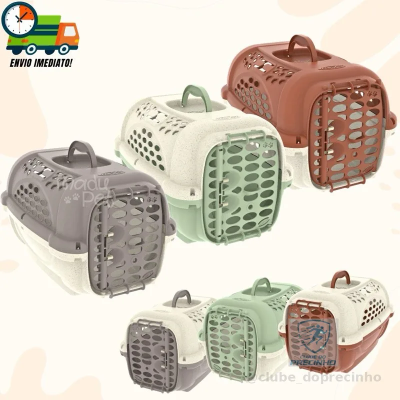 Caixa de Transporte Para Pets Cães e Gatos Filhotes Médio e Grandes nº01 até nº05 Panther Home Decor