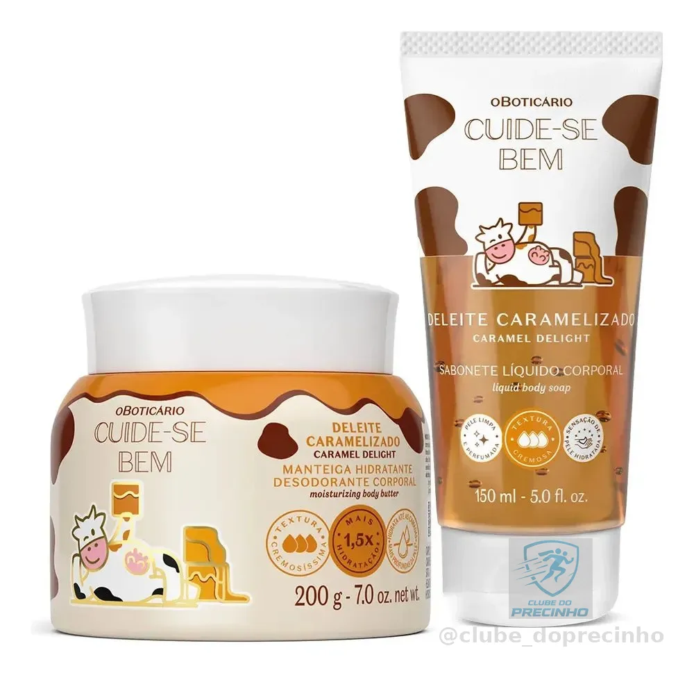 Combo Cuide-se Bem Deleite Caramelizado: Manteiga Corporal 2
