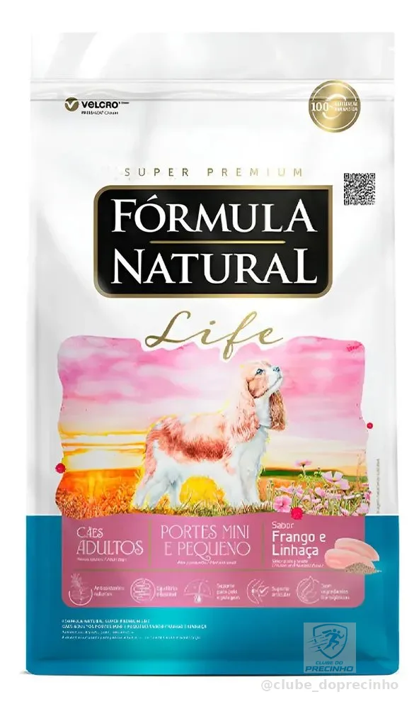 Ração Fórmula Natural Life Cães Adultos Mini Pequeno 10kg