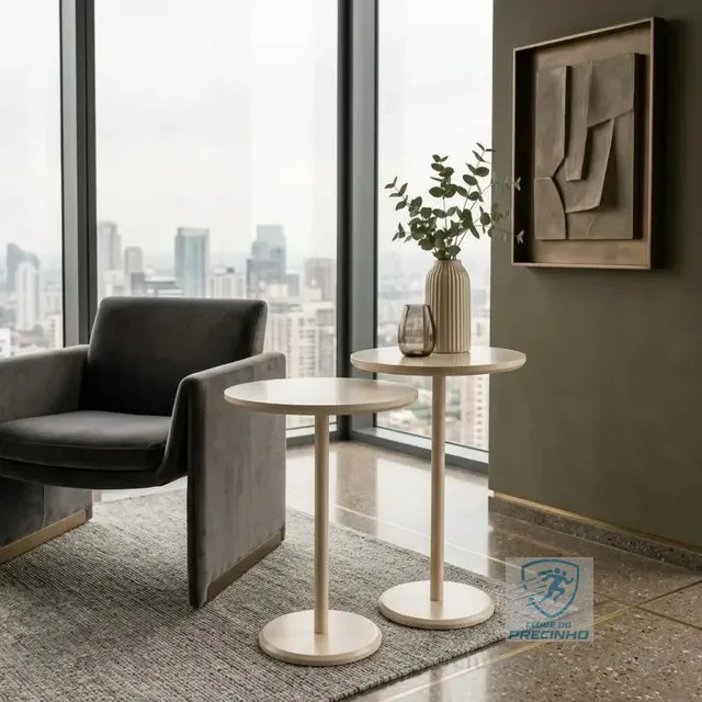 Conjunto Mesa Dupla Madeira Alto Padrão