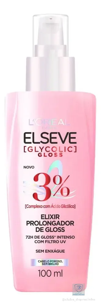 Sérum Elixir Antiporosidade, Elseve Glycolic Gloss L'Oréal Paris, 100ml