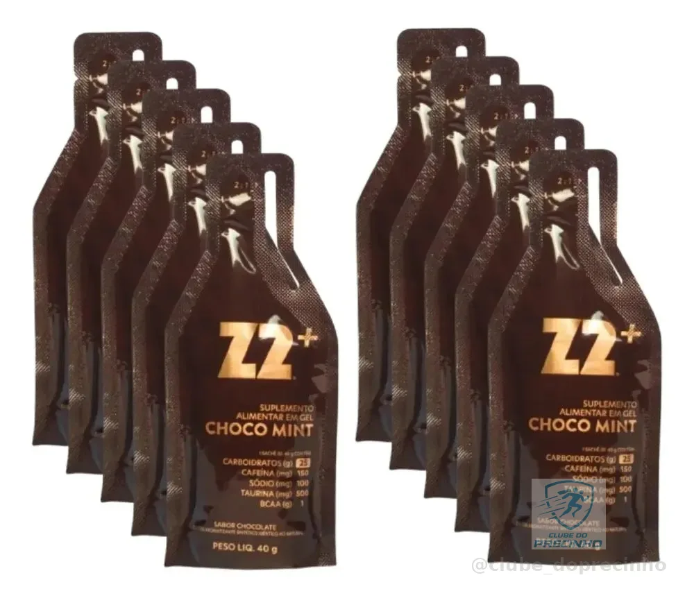 Energy Gel Z2+ Choco Mint Box 10 Unidades Sachê 40g