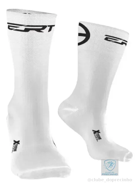 Meia Ciclismo Ert Cano Médio Unissex Xtreme Cool Zero Bolhas