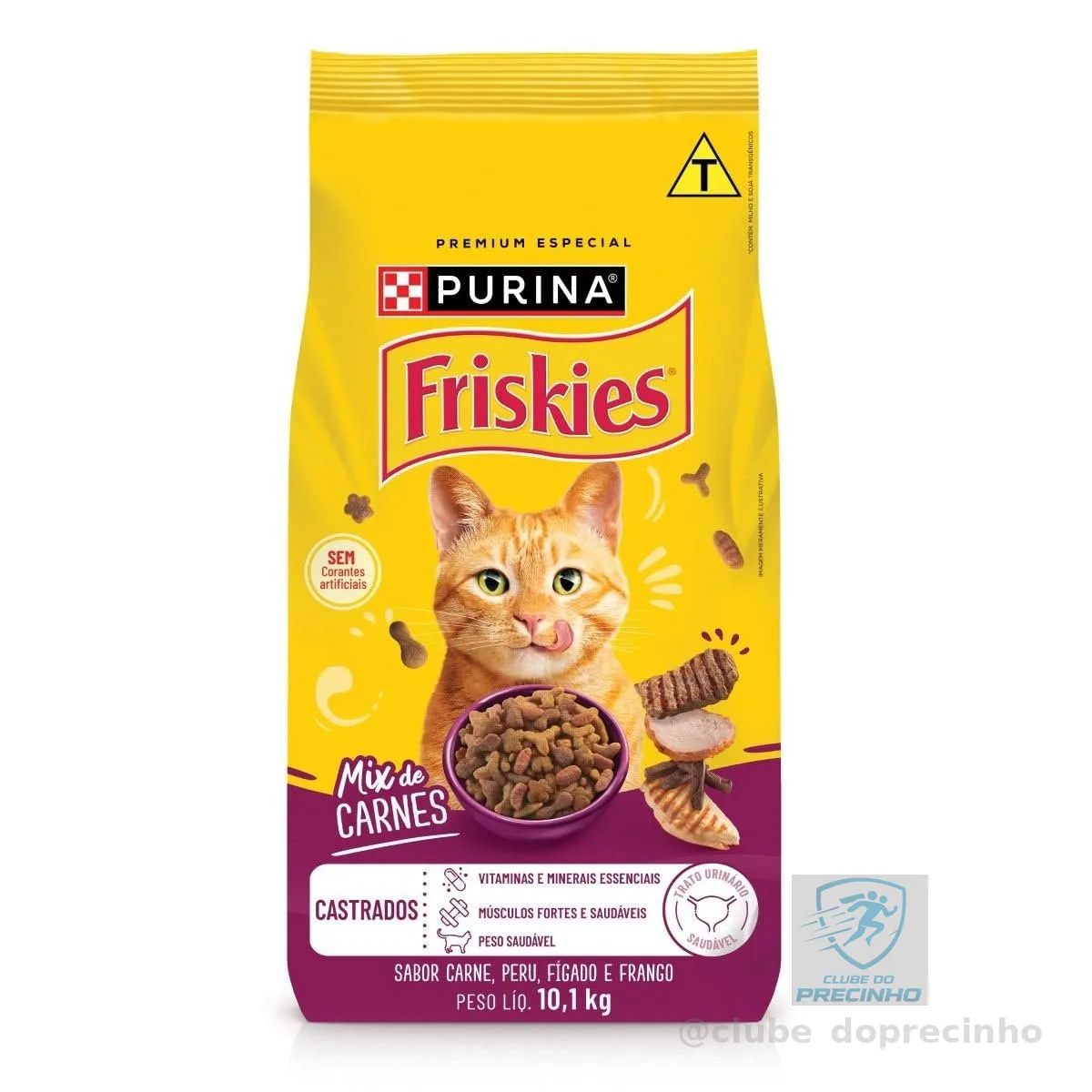 Purina Friskies Ração Gatos Castrados Friskies Mix De Carne 10 1Kg