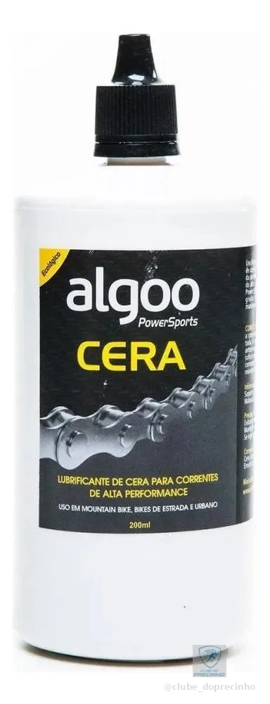 Algoo Lube Cera lubrificante óleo corrente relação bicicleta 200ml