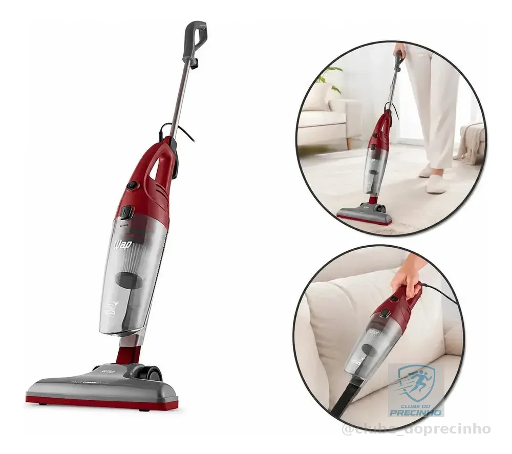 Aspirador de Pó Vertical e Portátil WAP High Speed Plus 1350W 3 em 1