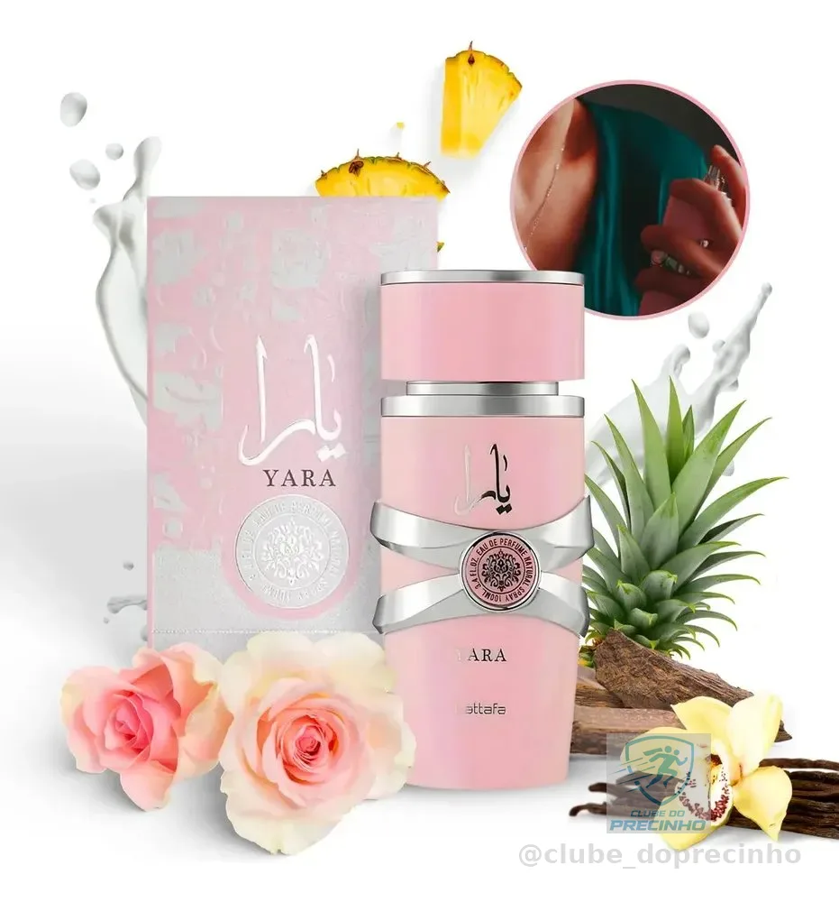 Perfume Yara lattafa feminino 100ml edp