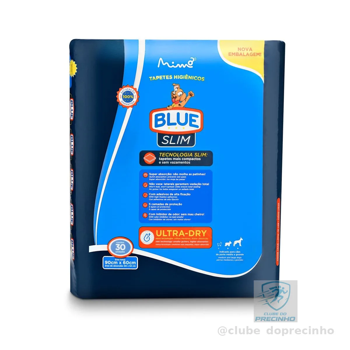Tapete Higiênico Slim 60x90cm Blue – PP161