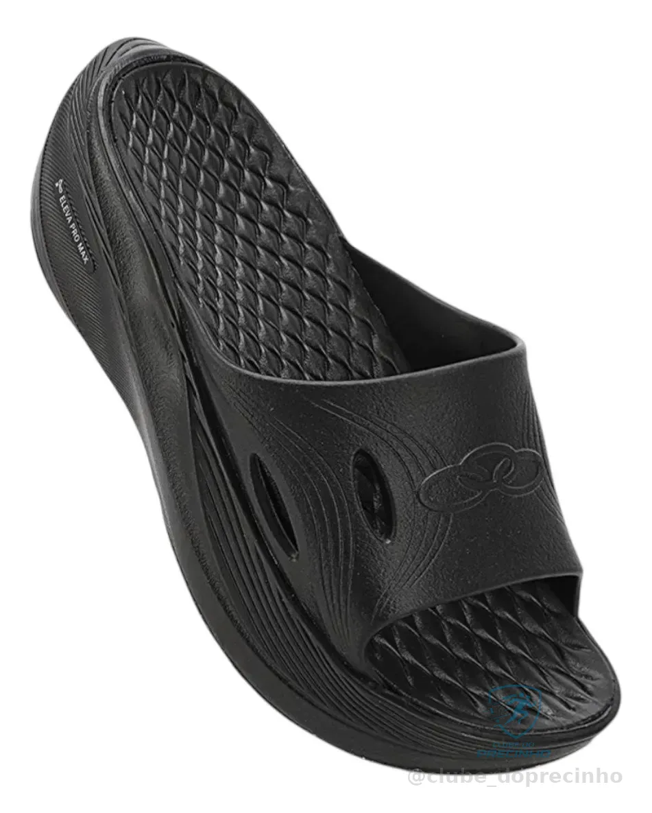 Chinelo Olympikus Pos Corre Masculino Preto