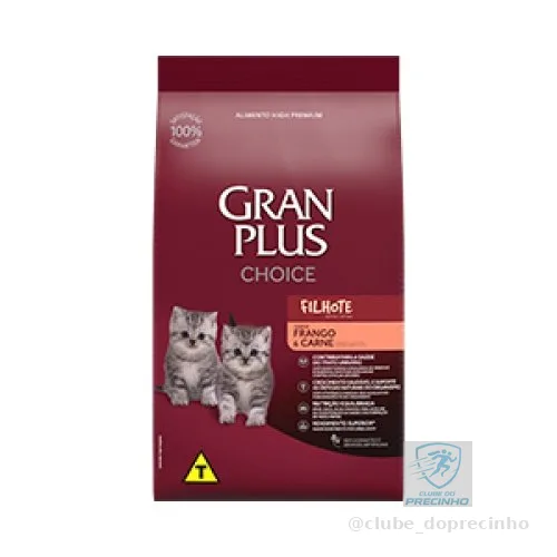Ração Gran Plus para Gatos Filhotes Choice - 10,1 kg