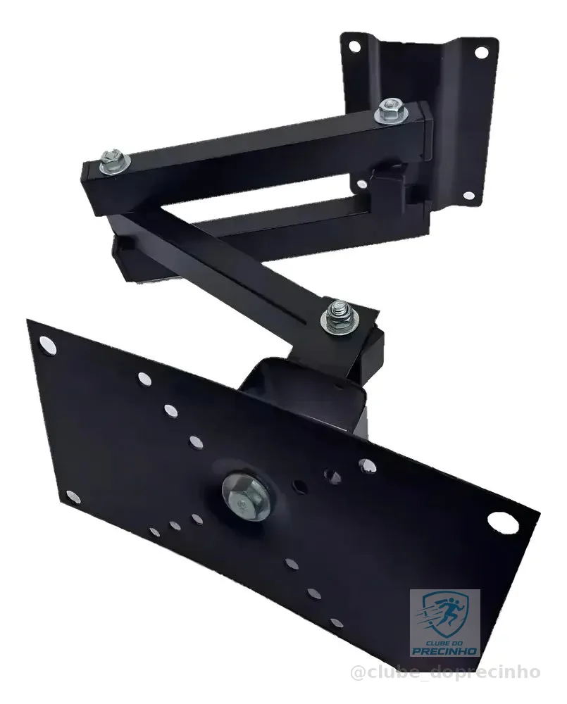 Suporte Articulado Monitor E Tv Lcd,plasma E Led Ate 32pol Preto