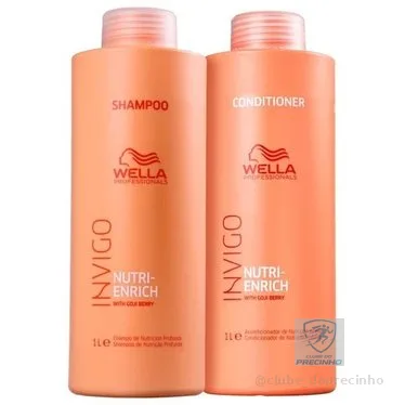 Shampo E Condicionador Wella Invigo Nutri Enrich 1 Litro