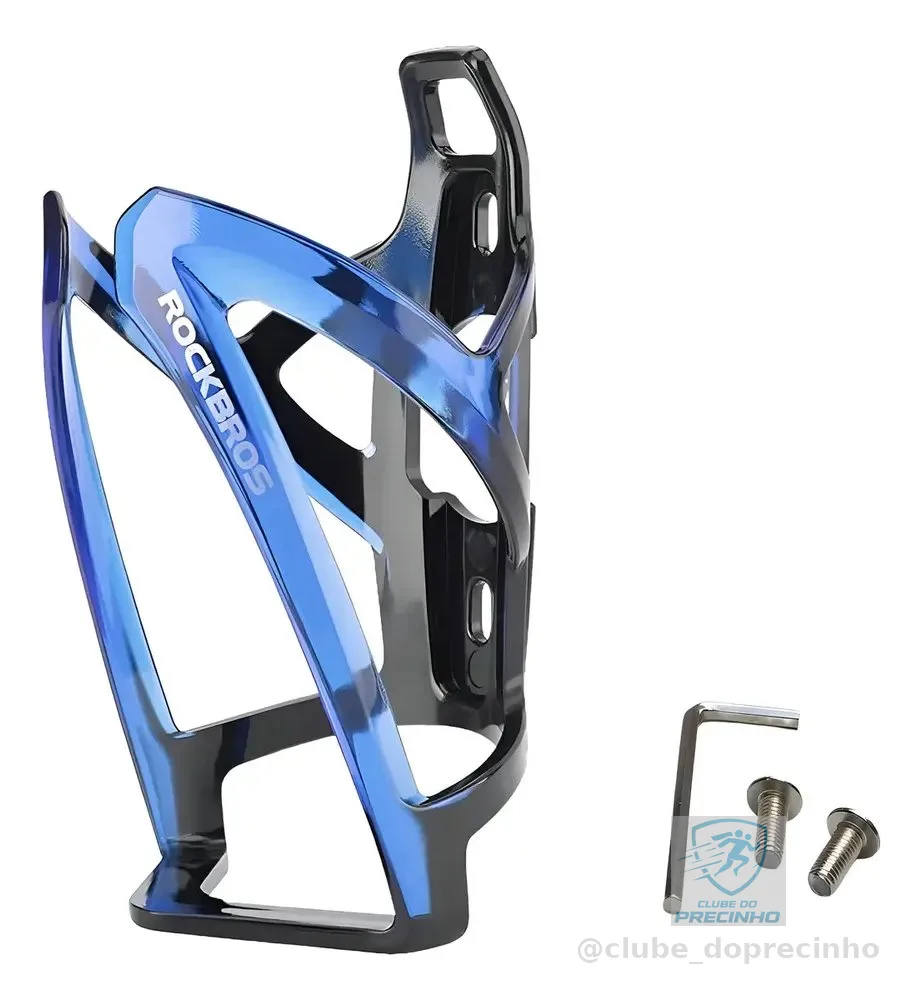 Suporte Caramanhola Garrafa Bike Rockbros Mtb Speed 1 Peça Cor Preto-azul