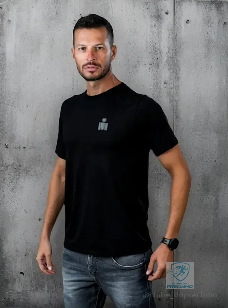 Camiseta Casual Woom Ironman Masculina Ii M-dot Chumbo Gg