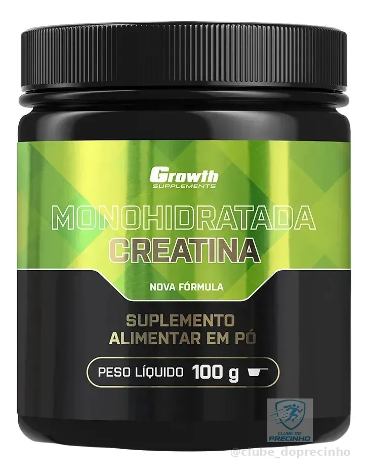 Creatina Monohidratada 100g Growth Supplements - Sem Sabor em Pó