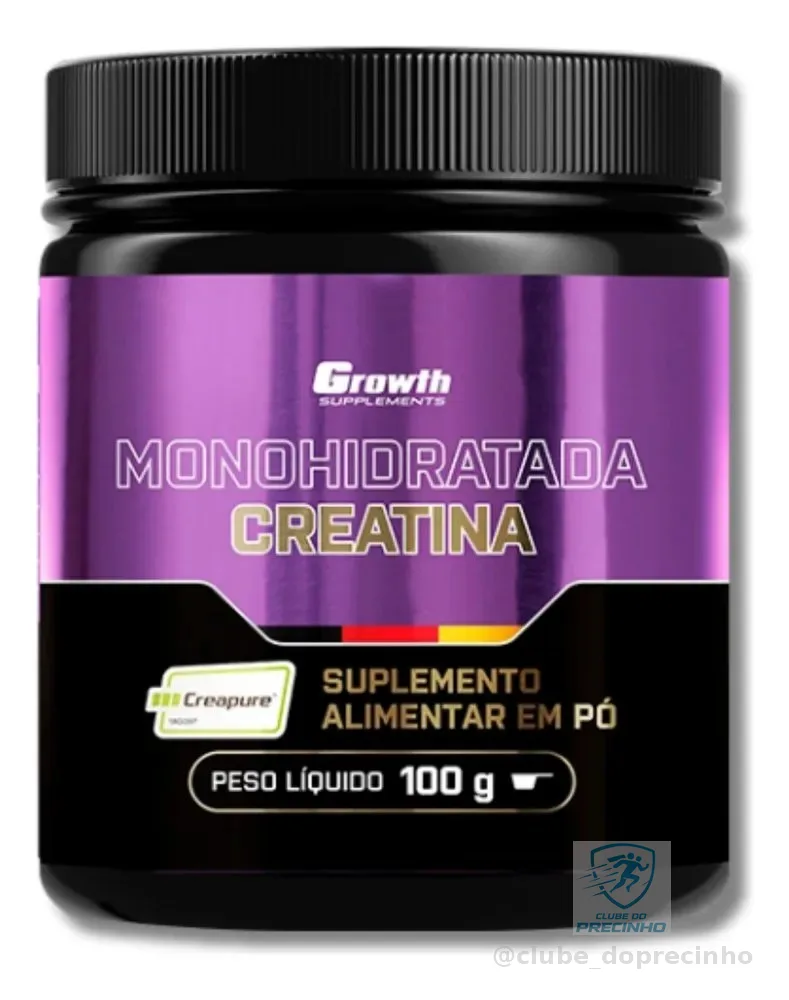 Creatina Em Pó 100g Creapure Growth Supplements