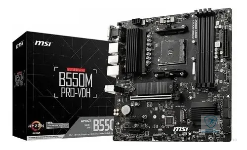 Placa-mãe MSI B550m Pro-VDH Am4 HDMI VGA Dport