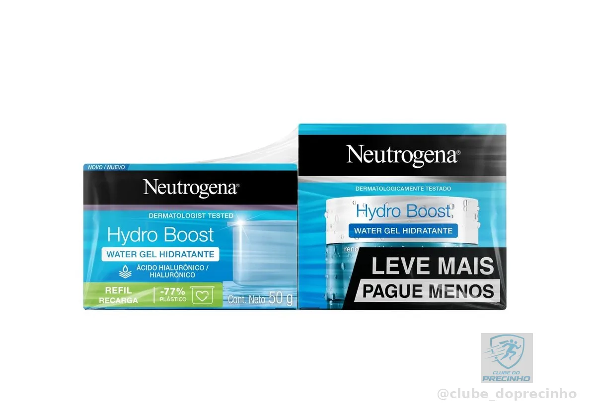 Neutrogena Hidratante Facial Hydro Boost Water Gel 50g + Refil Hydro Boost Water Gel 50g