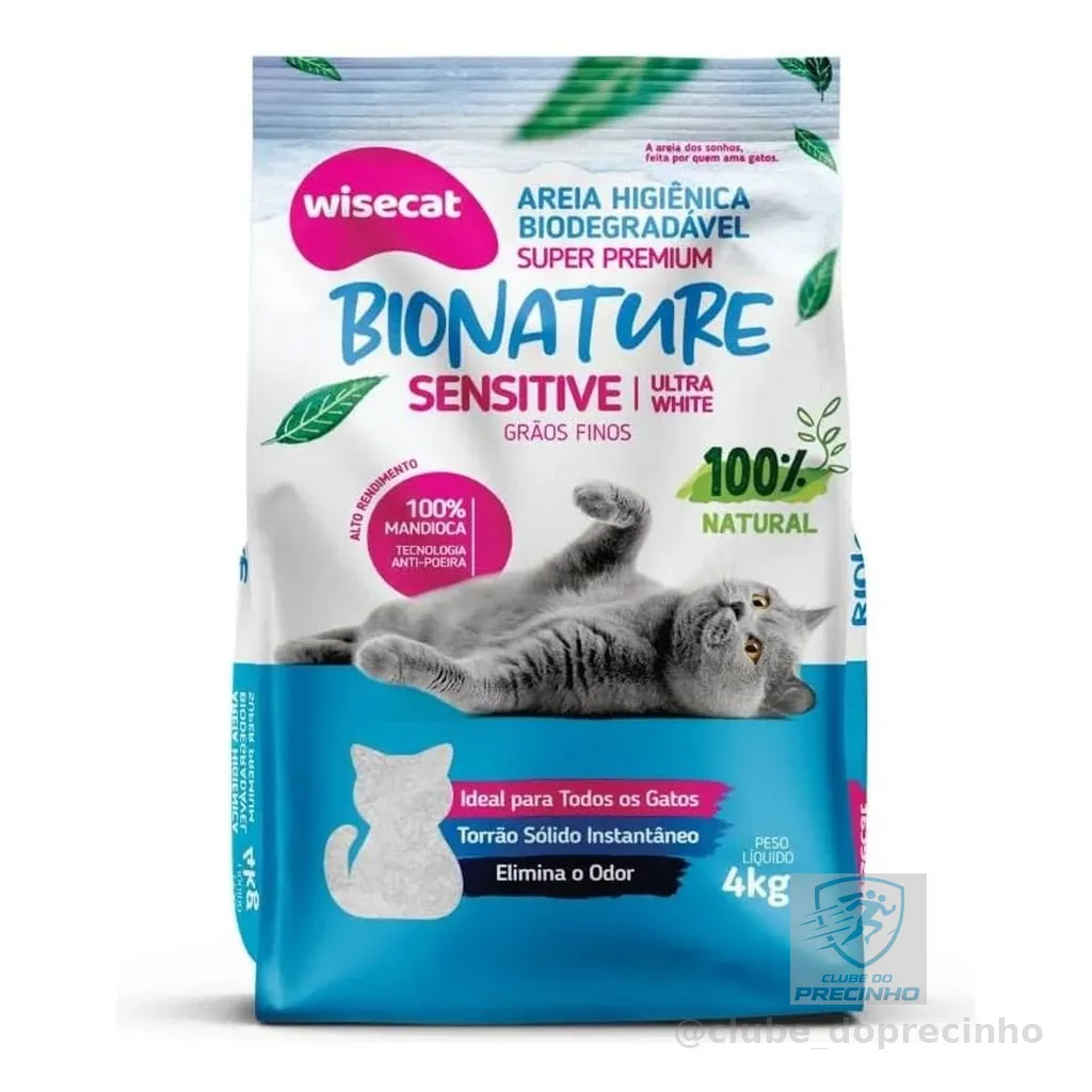 Granulado Higiênico Bionature Sensitive 4KG