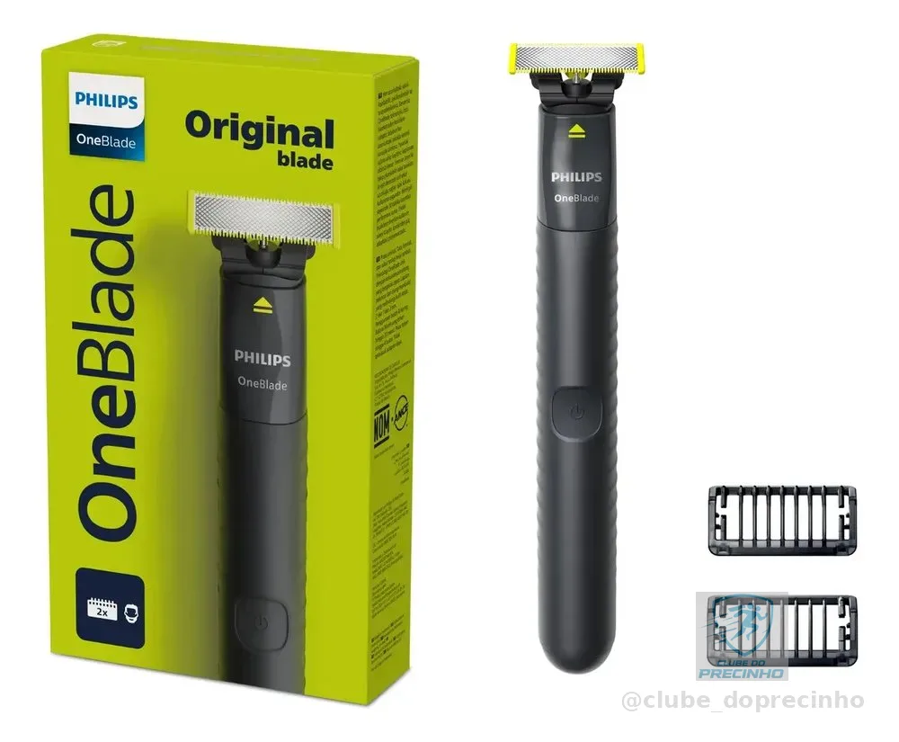 Máquina de barbear Philips OneBlade QP1424/10 preta