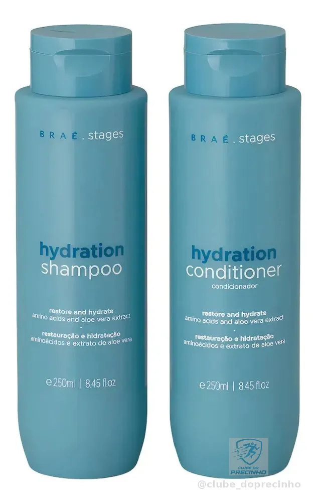 Kit Hidratação Braé Stages Shampoo + Condicionador Hydration