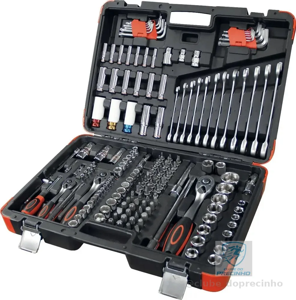 Kit Ferramentas C/ Maleta 178 Pçs Gedore Oficina Mecânica