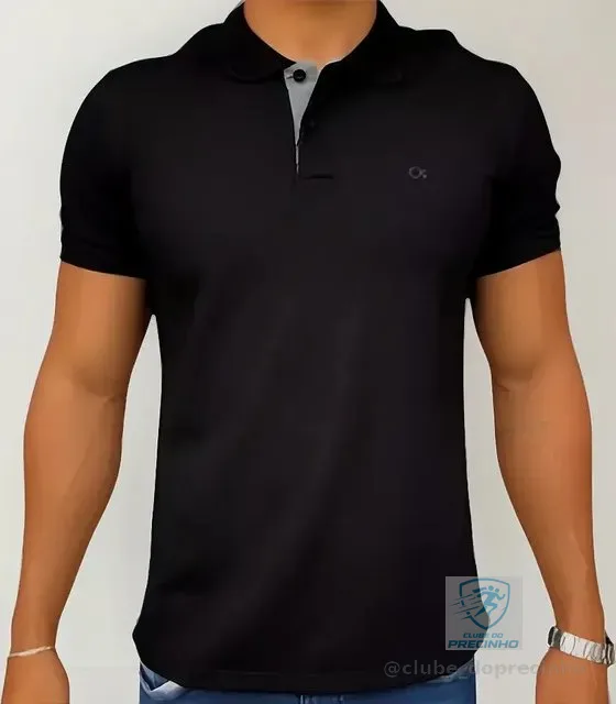 Camiseta Polo Slim Masculina Ogochi Original Camisa Social