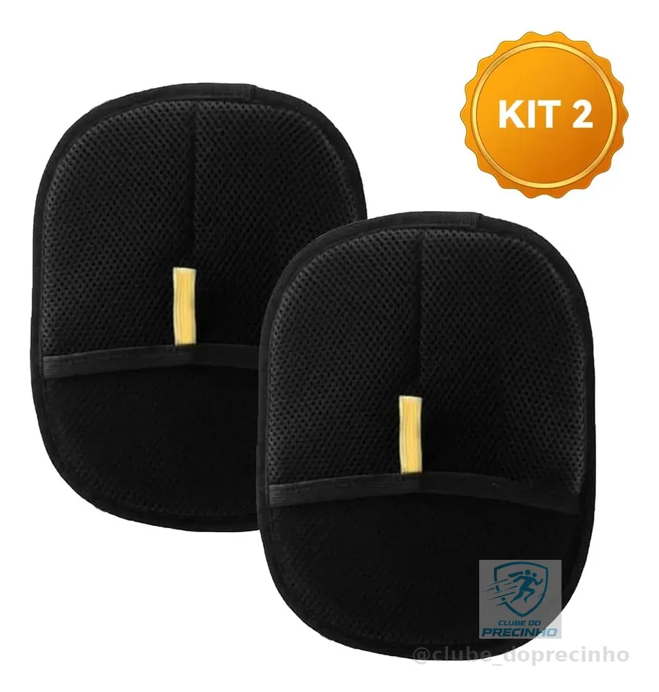 Kit 2 Escova Tirar Pelo Pet  Sofá Mágica Luva Reutilizáve Preto