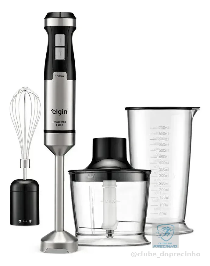 Mixer Power Inox 3 Em 1 Elgin 1.000w
