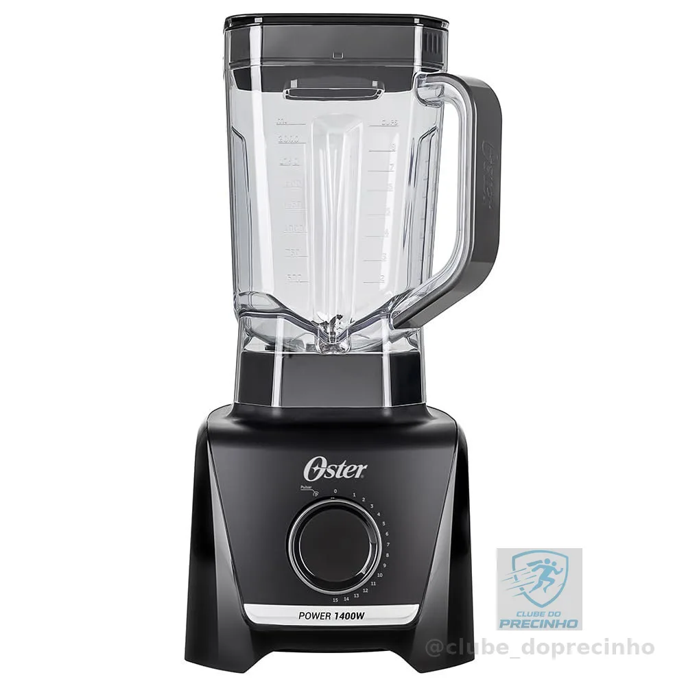 Liquidificador 1400 Full Oster Preto 3,2L - 127V
