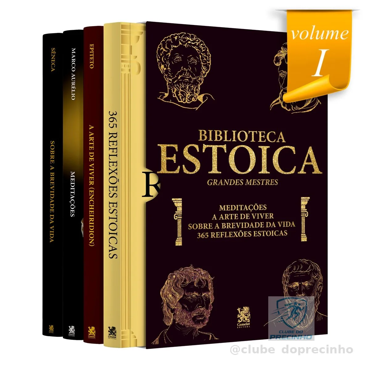 Biblioteca Estoica: Grandes Mestres Volume I - Box com 4 Livros