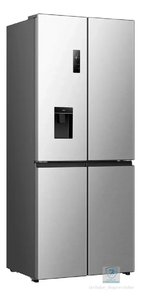 Geladeira Hisense Multidoor 460l Frost Free Inverter Inox Inox 220v