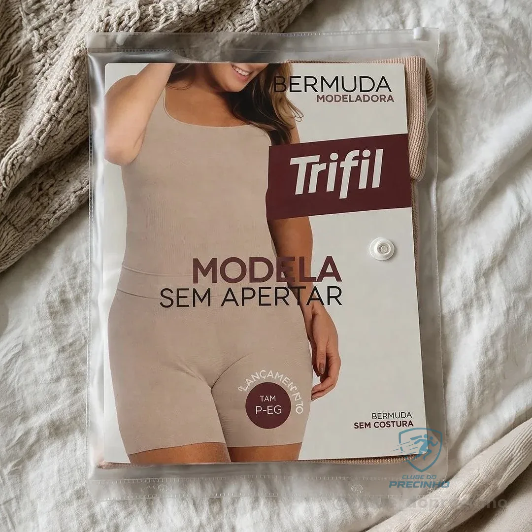 Bermuda Modeladora Trifil Diminui Barriga Levanta Bumbum
