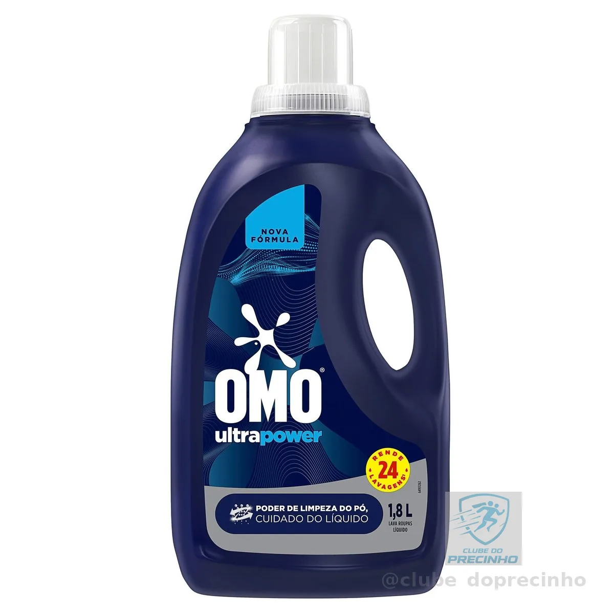 OMO Lava-Roupas Líquido Ultra Power Frasco 1,8L