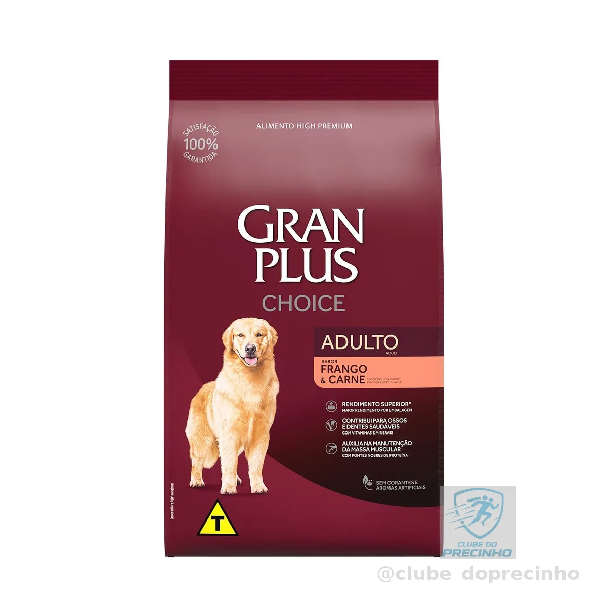 GranPlus Affinity - Choice Cães Adultos Frango Carne, Ração Guabi, 15kg