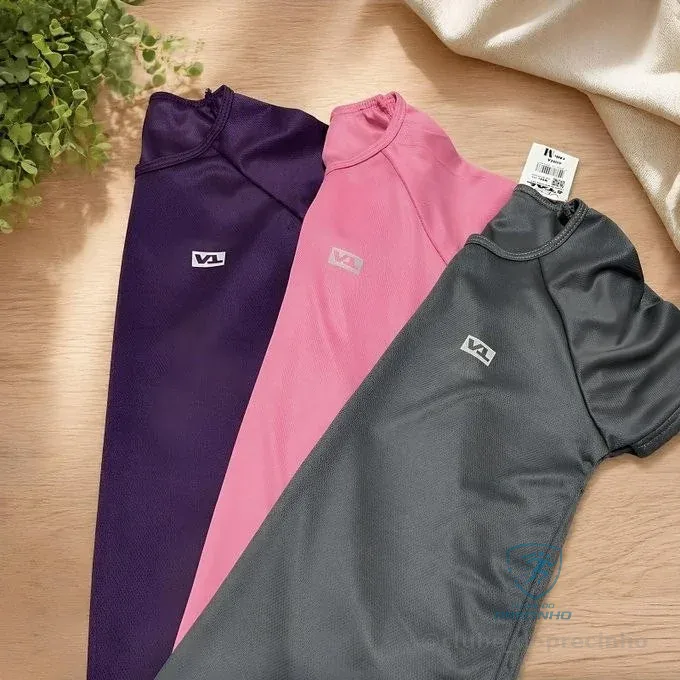 Kit 4 Blusas Feminina Fitness Dry Fit  Camiseta Academia
