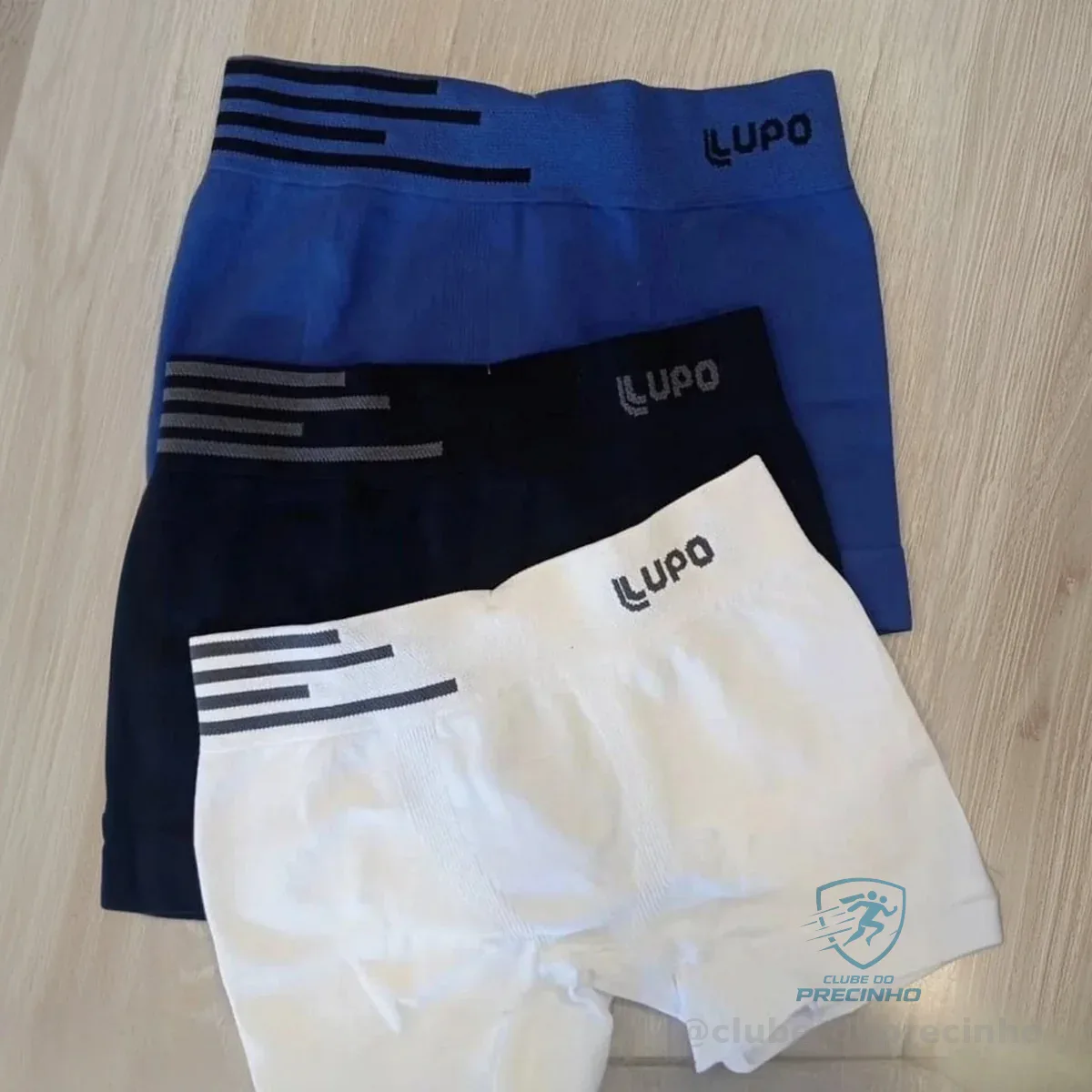 Kit 6 Cuecas Lupo Boxer Box Sem Costura Basic Microfibra