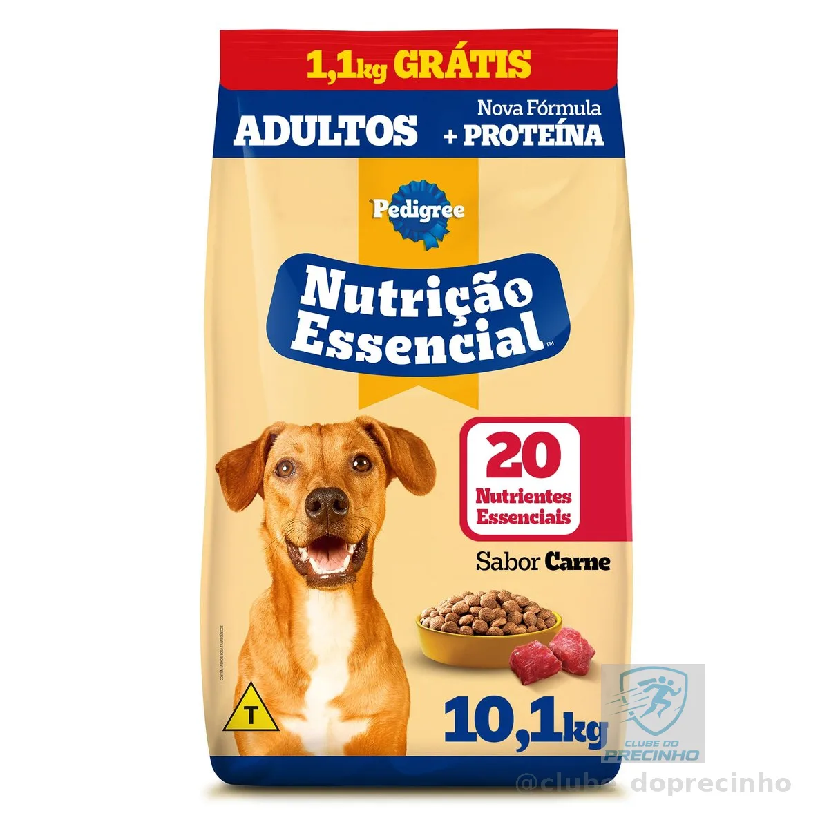 Ração Pedigree Nutrição Essencial Carne Para Cães Adultos