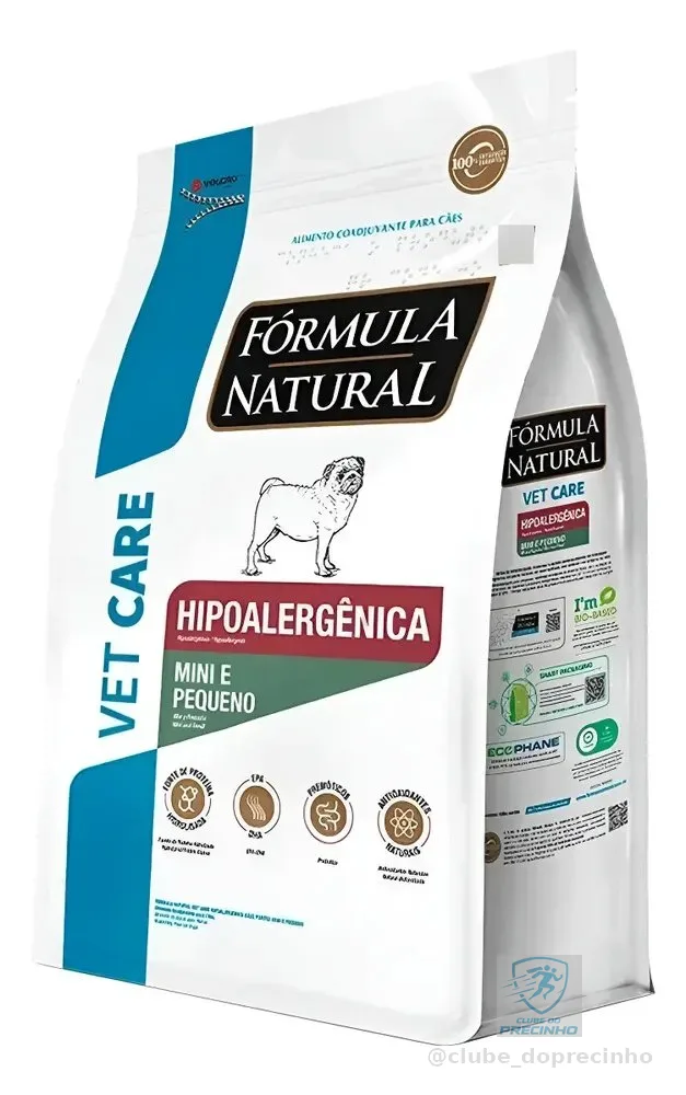 Racao Hipoalergenica Caes Vet Care Fórmula Natural 2 Kg