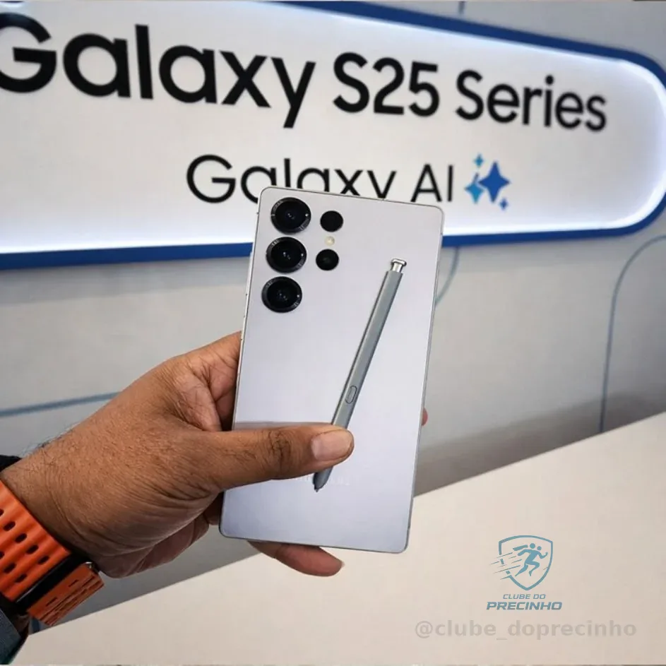 Celular Samsung Galaxy S25 Ultra 5g, 256gb, 12gb, Câm. Quád. - Titanium Silverblue