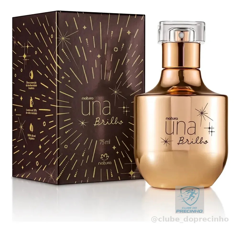 Una Brilho Natura Deo Parfum Perfume Feminino Original 75ml