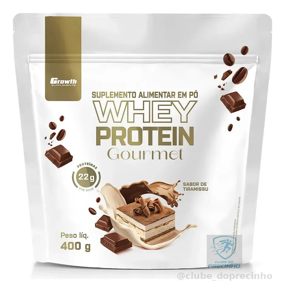 Whey Protein Gourmet 400g Growth Supplements - Tiramisu Tiramisu