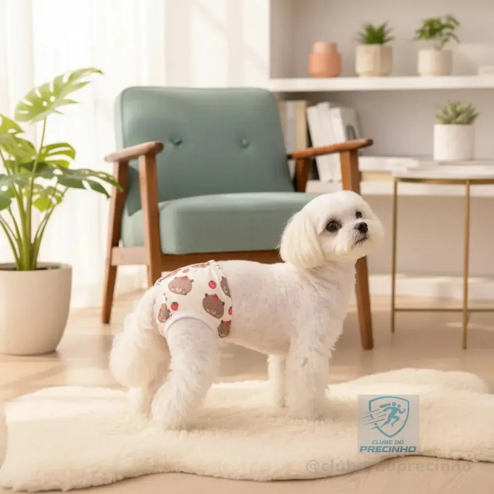 Pet Calcinha Higiênica Lavável Cães Gatos Cuidado Proteção Sortido S