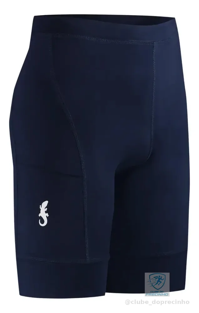 Shorts Compressão Kupaa Masculina Corrida Com Bolsos Azul Azul Gg