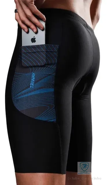 Bermuda De Triathlon Triway Sports Concept Waves Masculino