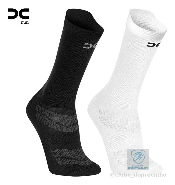 Kit 2 Par Meia Esporte Fitness Corrida Ciclismo Academia Gym