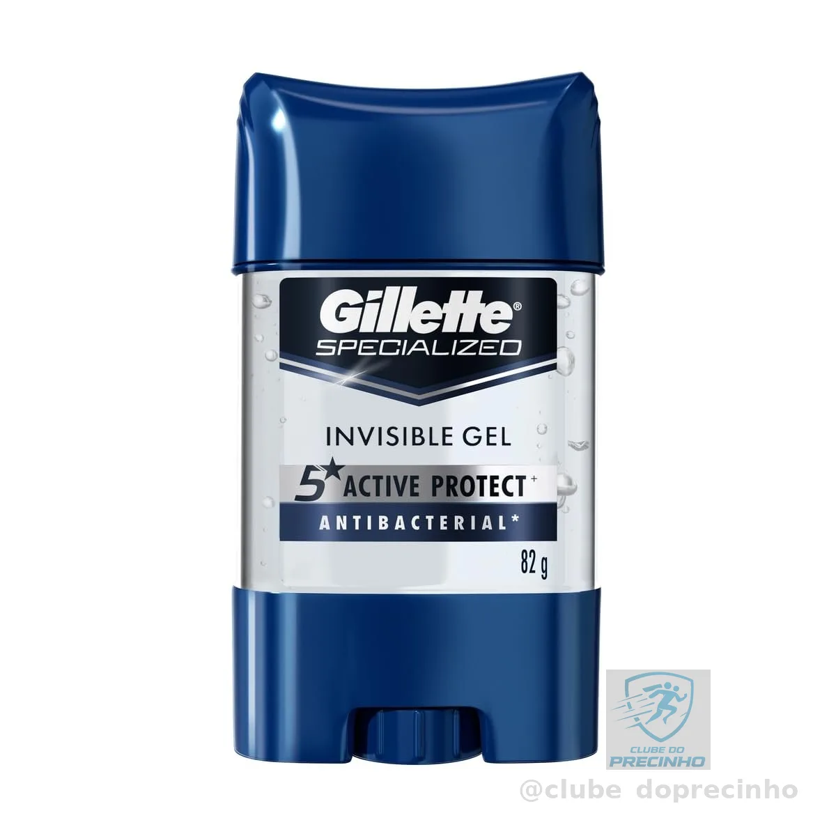 Gillette Desodorante Antitranspirante em Gel Antibacterial 82 g